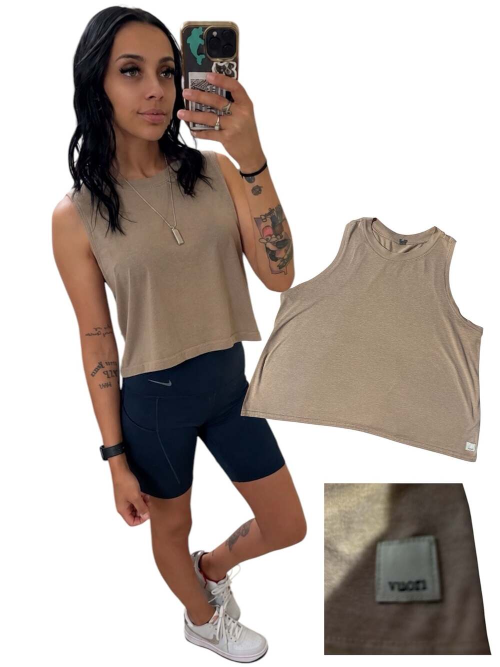 Vuori Women's Size L Cropped Tank Top